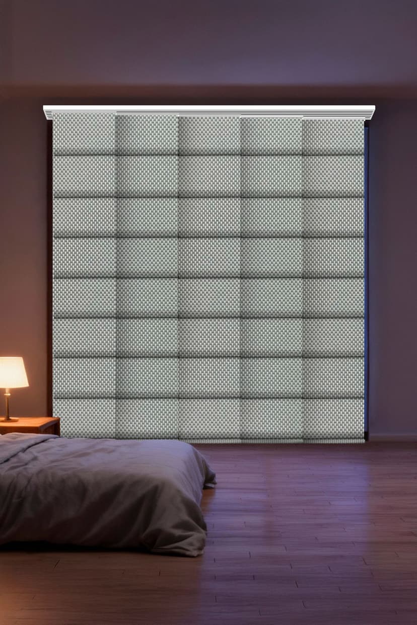 Panel Deslizante Hibisco Romanizado