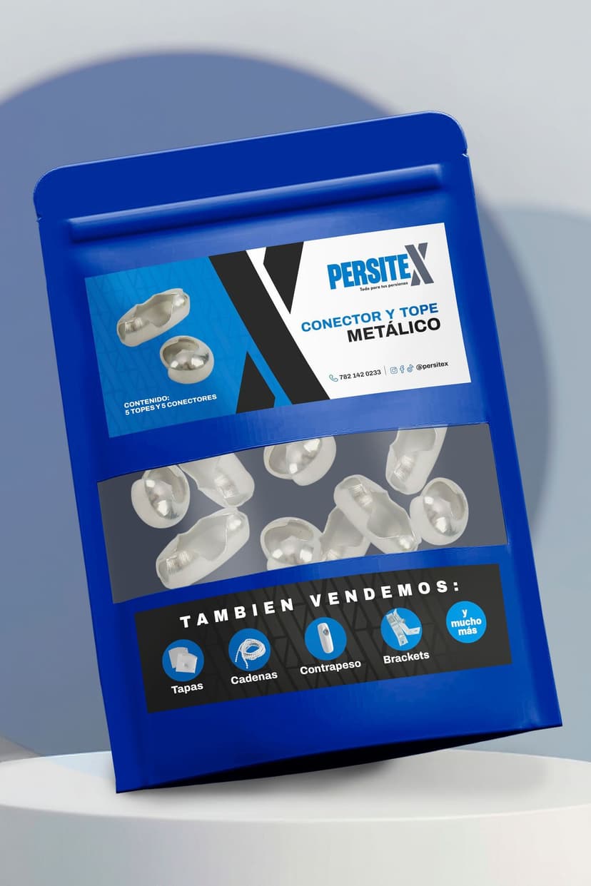 Conector y Tope Metalico