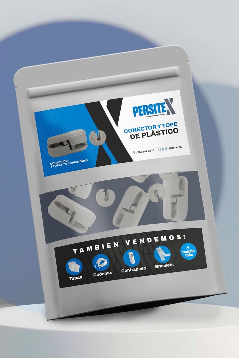 Conector y Tope Plastico