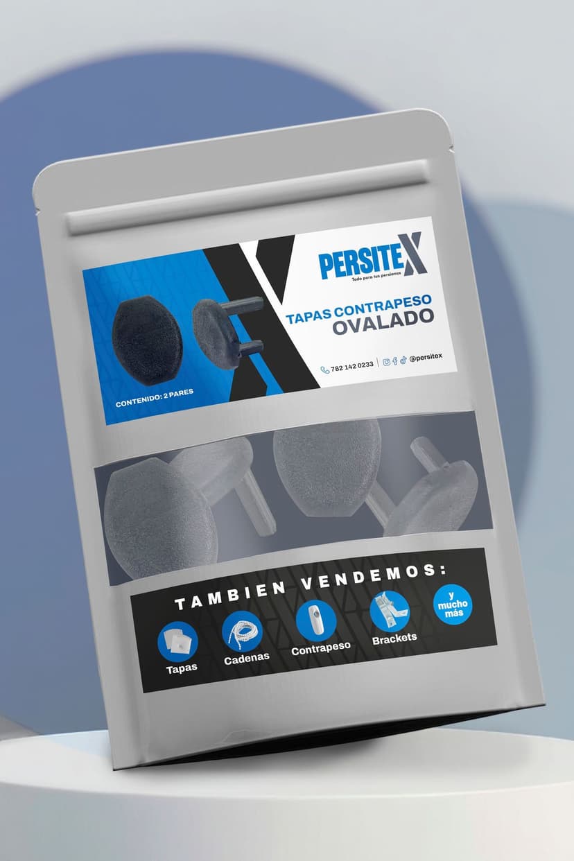 Tapas Contrapeso Ovalado