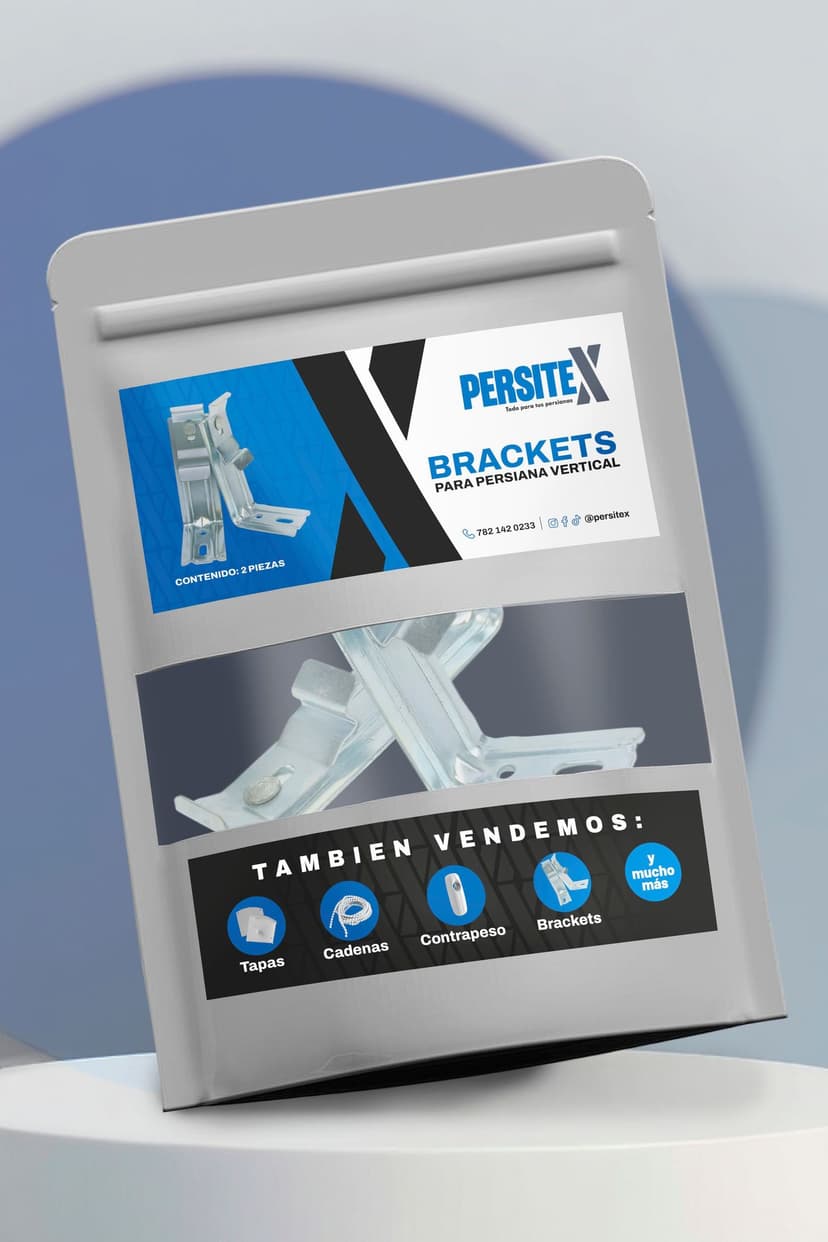Brackets Soportes Persiana Vertical